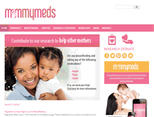 Tablet Screenshot of mommymeds.com